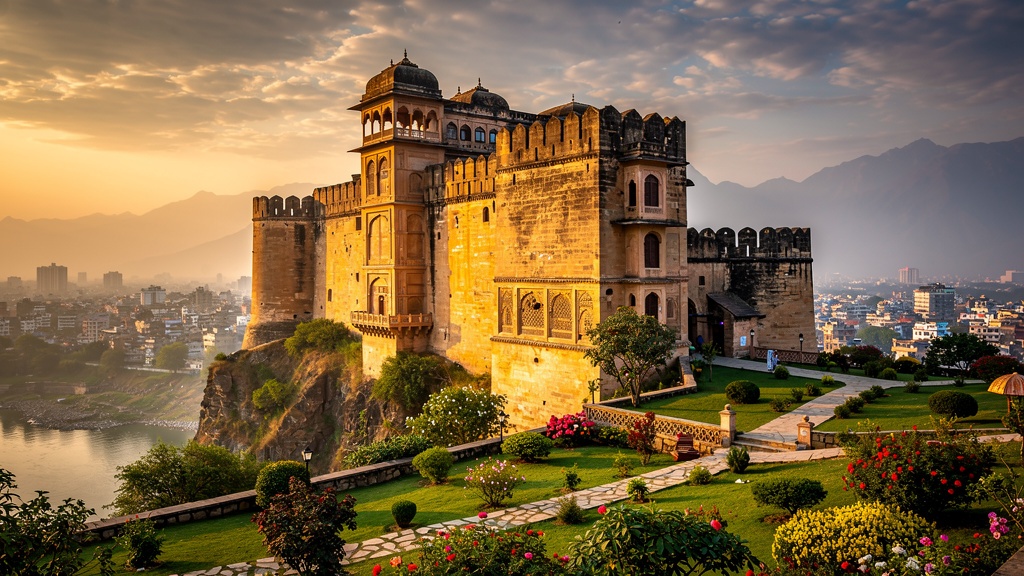 Bahu Fort Jammu overlooking Tawi River